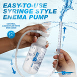 Pump Action Enema Bottle with Nozzle