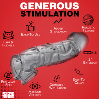 2 Inch Clear Extender Sleeve