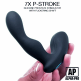 7X P-Stroke Silicone Prostate Stimulator with Stroking Shaft