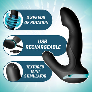Mega Maverick 10X Rotating Vibrating Prostate Stimulator