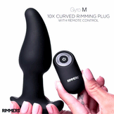 Gyro-M 10X Curved Rimming Plug with Remote Control