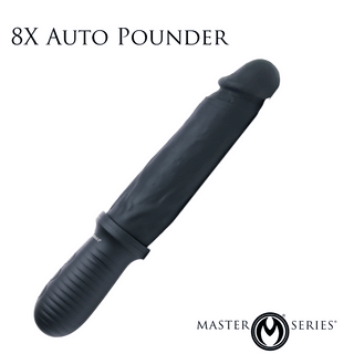 8X Auto Pounder Vibrating and Thrusting Dildo with Handle