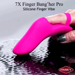 7X Finger Bang'her Pro Silicone Finger Vibe
