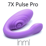 7X Pulse Pro Pulsating and Clit Stimulating Vibrator with Remote Control