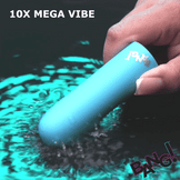 10X Mega Silicone Vibrator