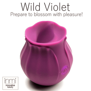 Bloomgasm Wild Violet 10X Silicone Clit Licking Stimulator