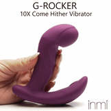 G-Rocker 10X Come Hither Silicone Vibrator with Remote Control