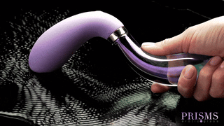 10X Pari Dual Ended Wavy Silicone and Glass Vibrator