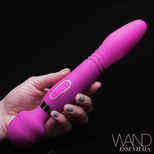 Ultra Thrust-Her Deluxe Thrusting and Vibrating Silicone Wand