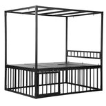 Submission Bondage Bed with Cage