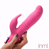 35X Lil Swell Thrusting and Swelling Silicone Rabbit Vibrator