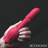 Racy Rose Thrusting and Licking Rose Vibrator