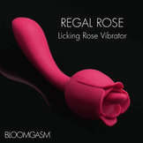 Regal Rose Licking Rose Vibrator