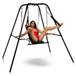Throne Adjustable Sex Swing with Stand