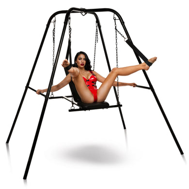 Throne Adjustable Sex Swing with Stand