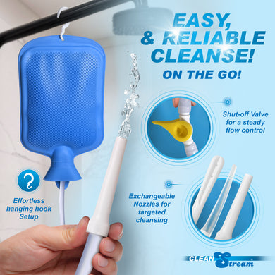 Deluxe Shower Enema Kit with 5 Tips