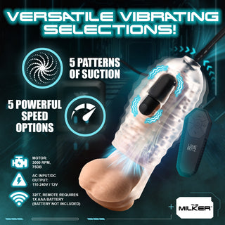 The Milker Stamina with Automatic Stroking, Suction and Vibration