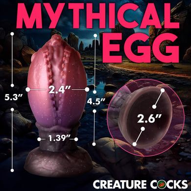 Large Dragon Hatch Silicone Egg with Free Lubricant