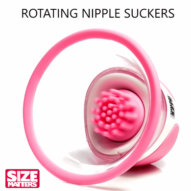 10X Rotating Nipple Suckers with 4 Attachments