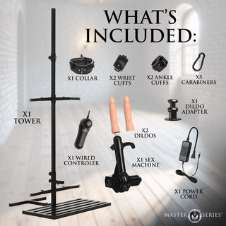 Ultimate Enforcer Forced Orgasm Tower with Sex Machine