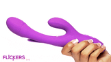 Tri Flick Silicone Flicking Rabbit Vibrator