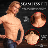 Ripped Silicone Male Chest