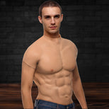 Ripped Silicone Male Chest