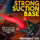 Dragon Roar Silicone Dildo with Free Lubricant