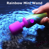 Rainbow Mini Silicone Wand