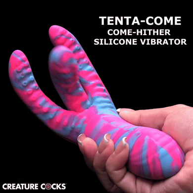 Tenta-Come Come-Hither Silicone Vibrator