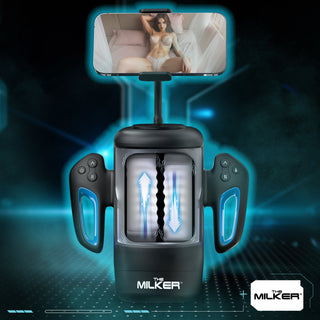 Cyber Milker Stroking & Vibrating Masturbator