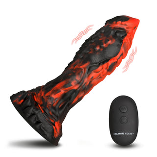 Inferno Cock Vibrating Silicone Dildo