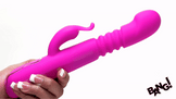 Thrusting Silicone Rabbit Vibrator