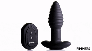 Model-E Vibrating Rimming Plug w/ Remote Control