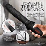 Ultimate Power Pounder Vibrating & Thrusting Silicone Dildo w/ Remote