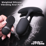 Vibrating Weighted Silicone Anal Plug