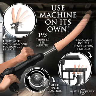 Bondage Enforcer Chair w/ Sex Machine