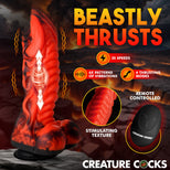 Dragon Thrust Thrusting & Vibrating Silicone Dildo