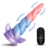 Deluxe Dream Rider Vibrating Unicorn Silicone Dildo