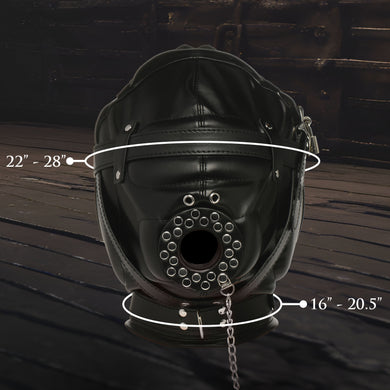 Degraded Sensory Deprivation Hood with Funnel