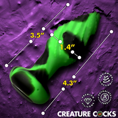 Eye of the Spawn Vibrating & Squirming Silicone Butt Plug