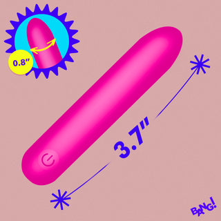 Tapered Flexible Silicone Bullet