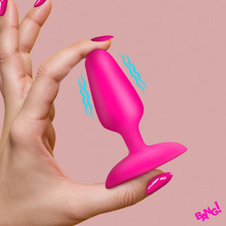 Flexible Vibrating Silicone Butt Plug