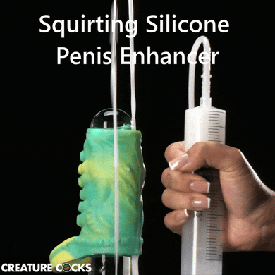 Siphon Squirting Silicone Penis Enhancer