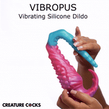 Vibropus Vibrating Silicone Dildo