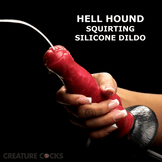 Hell-Hound Squirting Silicone Dildo