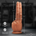 The Pleaser Double Finger Silicone Dildo