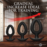 Pop Plugs 3 Piece Silicone Anal Trainer Set