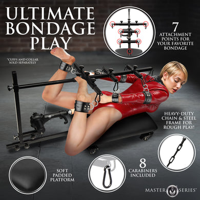 Hogtie Restraint Rack w/ Sex Machine