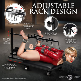 Hogtie Restraint Rack w/ Sex Machine